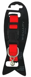 Wouapy Collar para Gato Basic Line - Rojo, 15 mm