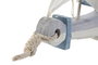 DKD Home Decor Figura Barco Azul Blanco 5.5 x 41.5 x 41.5 cm