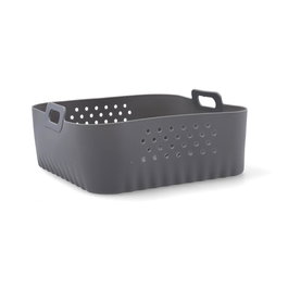 Cesta con Aireador Silicona Naturalia Quid 20x20x7 cm