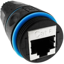 Techly 105896 Adaptador de unión RJ45 Cat6 F/UTP IP68