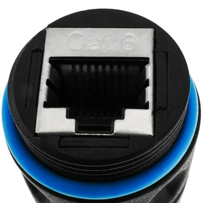 Techly 105896 Adaptador de unión RJ45 Cat6 F/UTP IP68