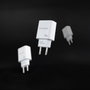NANO CABLE Cargador de Pared 20W con USB-C PD y USB-A QC Blanco 10.10.2007