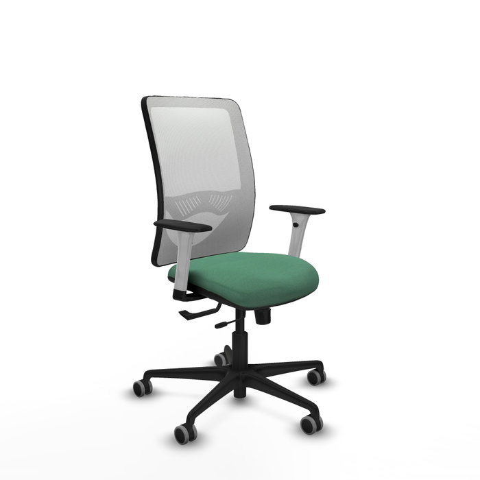 PIQUERAS Y CRESPO Silla de oficina Zulema Verde esmeralda y Blanco PIQUERAS Y CRESPO Silla de oficina Zulema Verde esmeralda y Blanco