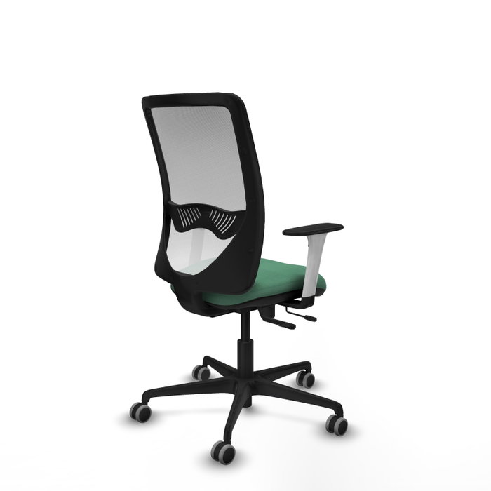PIQUERAS Y CRESPO Silla de oficina Zulema Verde esmeralda y Blanco PIQUERAS Y CRESPO Silla de oficina Zulema Verde esmeralda y Blanco