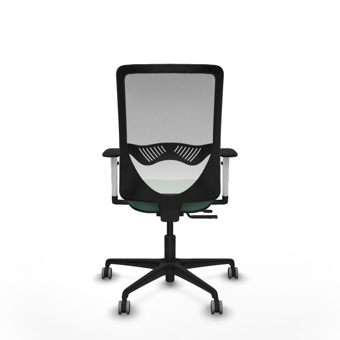 PIQUERAS Y CRESPO Silla de oficina Zulema Verde esmeralda y Blanco PIQUERAS Y CRESPO Silla de oficina Zulema Verde esmeralda y Blanco