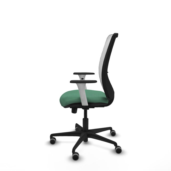 PIQUERAS Y CRESPO Silla de oficina Zulema Verde esmeralda y Blanco PIQUERAS Y CRESPO Silla de oficina Zulema Verde esmeralda y Blanco