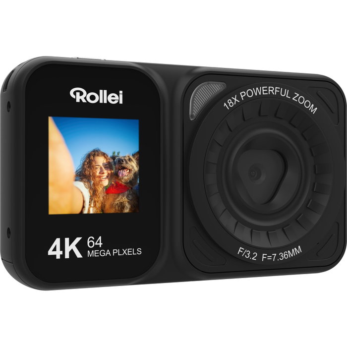 Rollei Compactline 64 Dual Screen Black Rollei Compactline 64 Dual Screen Black