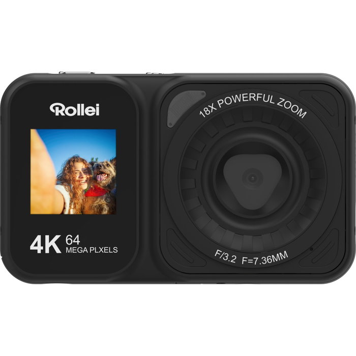 Rollei Compactline 64 Dual Screen Black Rollei Compactline 64 Dual Screen Black