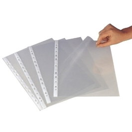 Funda Multitaladro Grafoplas Pp 100Μ A4 11 Tal.Rfzo.Y Apertura En L Izquierda Bolsa De 10 (Set de 10)