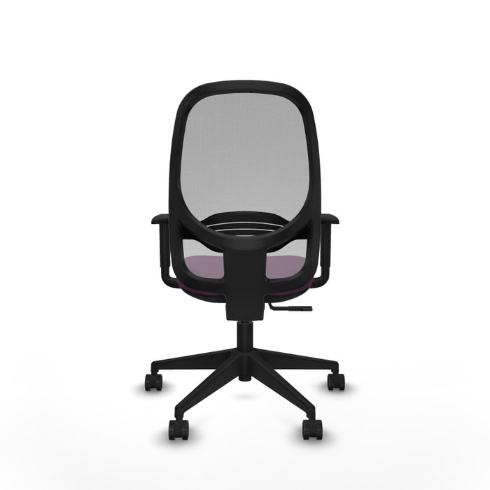 PIQUERAS Y CRESPO Silla de oficina Cilanco con mecanismo Sincro, Morado y Gris