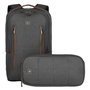 Wenger City Upgrade Mochila para Portátil de 16 pulgadas con Bolso Cruzado Gris