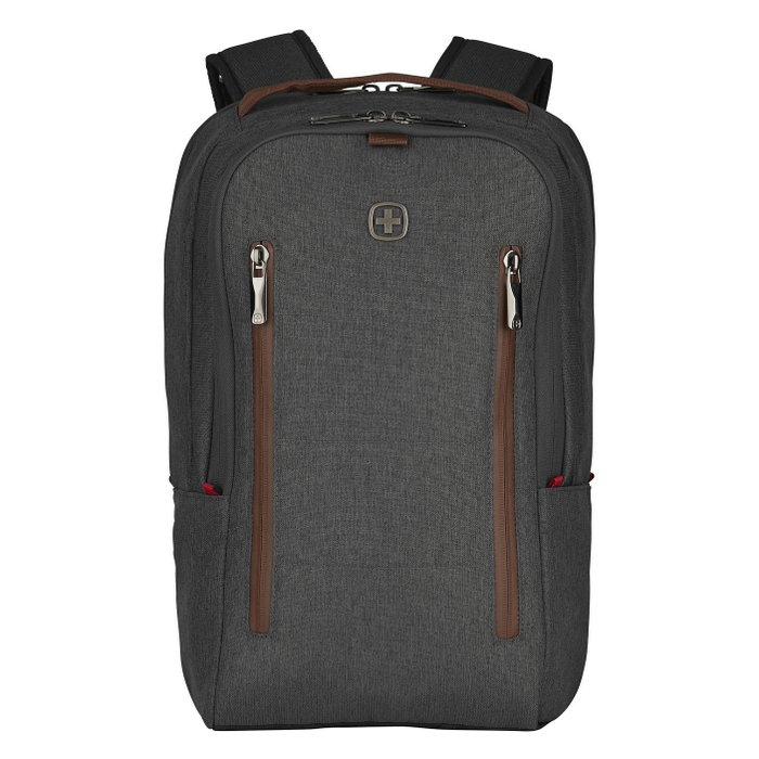 Wenger City Upgrade Mochila para Portátil de 16 Pulgadas con Bolso Cross Body Gris