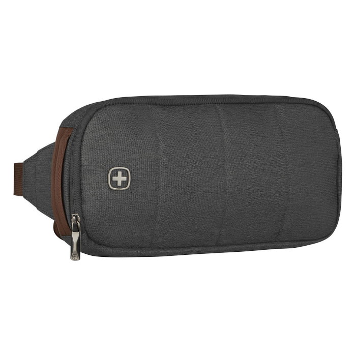 Wenger City Upgrade Mochila para Portátil de 16 Pulgadas con Bolso Cross Body Gris