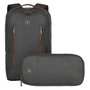 Wenger City Upgrade Mochila para Portátil de 16 Pulgadas con Bolso Cross Body Gris