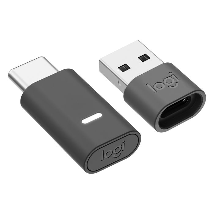 Logitech Headset Zone Wireless 2 UC - Auriculares Inalámbricos 2.4GHz/BT para Oficina, Graphite, Ref. 914-000002 / A00174 / A00172