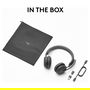 Logitech Headset Zone Wireless 2 UC - Auriculares Inalámbricos 2.4GHz/BT para Oficina, Graphite, Ref. 914-000002 / A00174 / A00172
