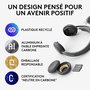 Logitech Zone Wireless 2 Auriculares Inalámbricos con Cancelación de Ruido Híbrida y Micrófono para Videollamadas y Negocios