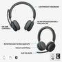 Logitech Zone Wireless 2 Auriculares Inalámbricos con Cancelación de Ruido Híbrida y Micrófono para Videollamadas y Negocios