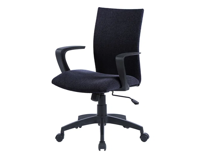 Q-connect Silla giratoria regulable en altura 895+110mm Negro