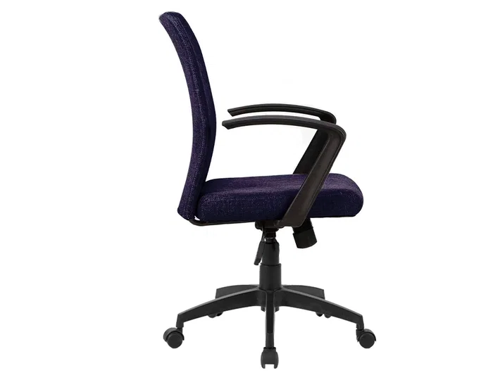 Q-connect Silla giratoria regulable en altura 895+110mm Negro