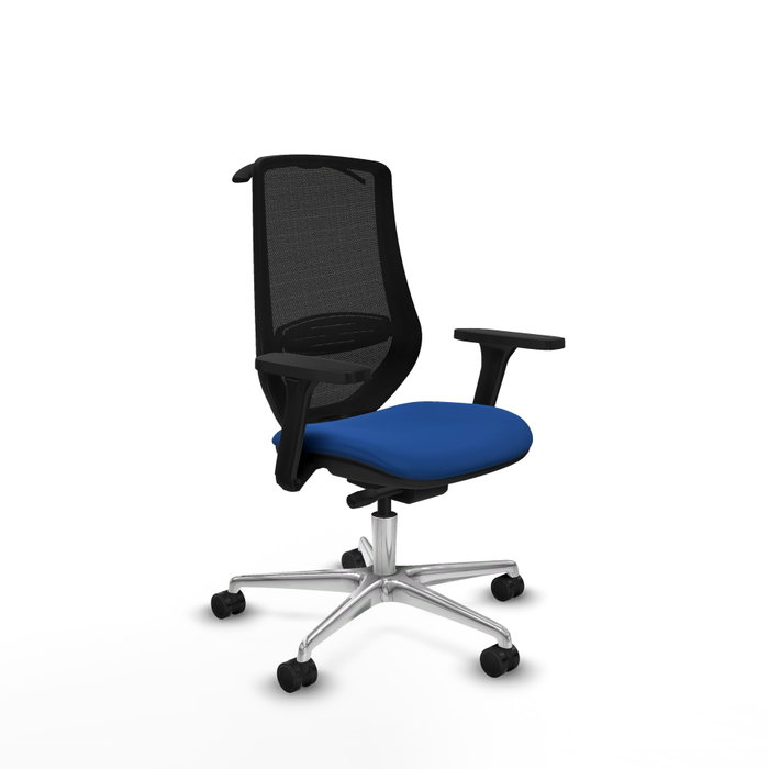 PIQUERAS Y CRESPO Silla de oficina Mardos con mecanismo Sincro/Traslack, Azul y Negro PIQUERAS Y CRESPO Silla de oficina Mardos con mecanismo Sincro/Traslack, Azul y Negro