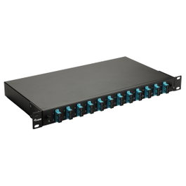 EQUIP Panel de empalme de fibra óptica 12 puertos SC-Duplex OM3 1U