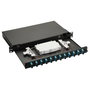 EQUIP Panel de empalme de fibra óptica 12 puertos SC-Duplex OM3 1U
