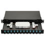 EQUIP Panel de empalme de fibra óptica 12 puertos SC-Duplex OM3 1U