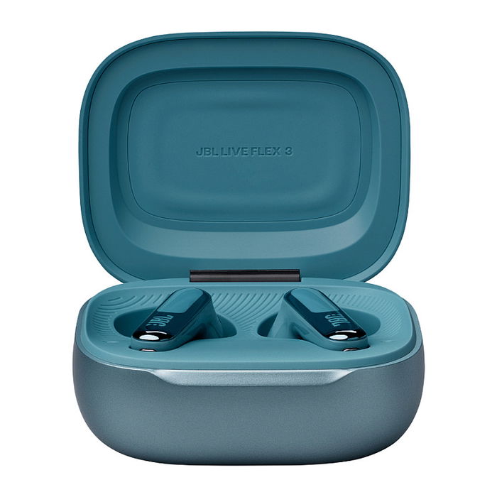 JBL Harman LIVE Flex 3 Auriculares True-Wireless Intrauditivos Bluetooth 5.2 con Cancelación de Ruido, Azul - Autonomía 24h, IP54