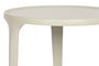 DKD Home Decor Set de 2 Mesitas Auxiliares de Aluminio Rosa y Beige
