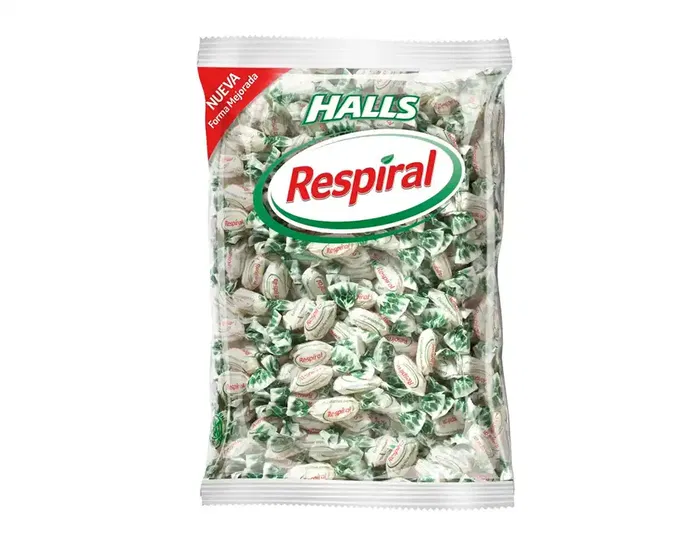 Halls Caramelos Respiral Sabor Menta Eucalipto Bolsa 1 kg