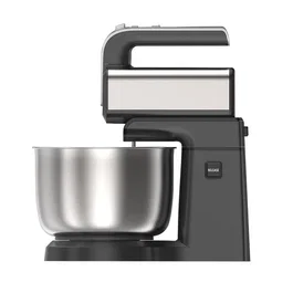 Maestro MR-551 Batidora con bol giratorio 600 W negra y acero