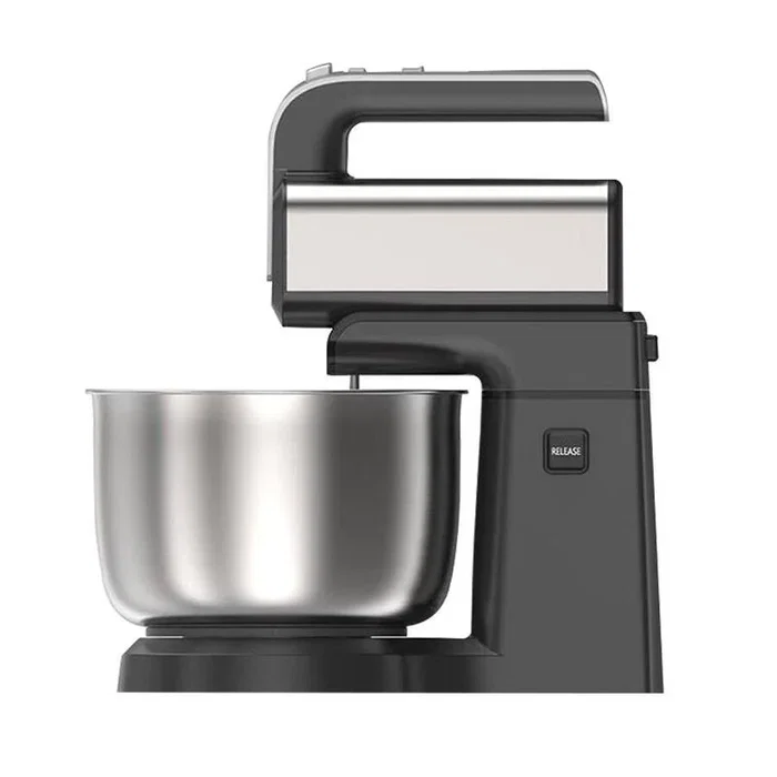 Maestro MR-551 Batidora con bol giratorio 600 W negra y acero