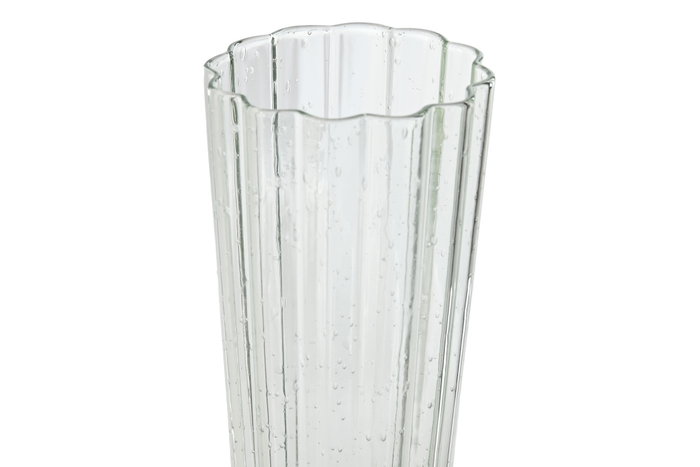 DKD Home Decor Set de 6 Copas de Cristal Burbujas Verde 230ml