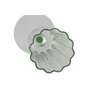 DKD Home Decor Set de 6 Copas de Cristal Burbujas Verde 230ml