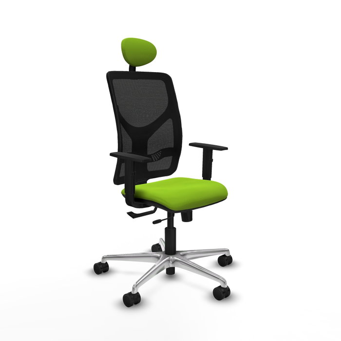 PIQUERAS Y CRESPO Silla de Oficina Motilla Pistacho y Negro con Mecanismo Sincro/Traslack PIQUERAS Y CRESPO Silla de Oficina Motilla Pistacho y Negro con Mecanismo Sincro/Traslack