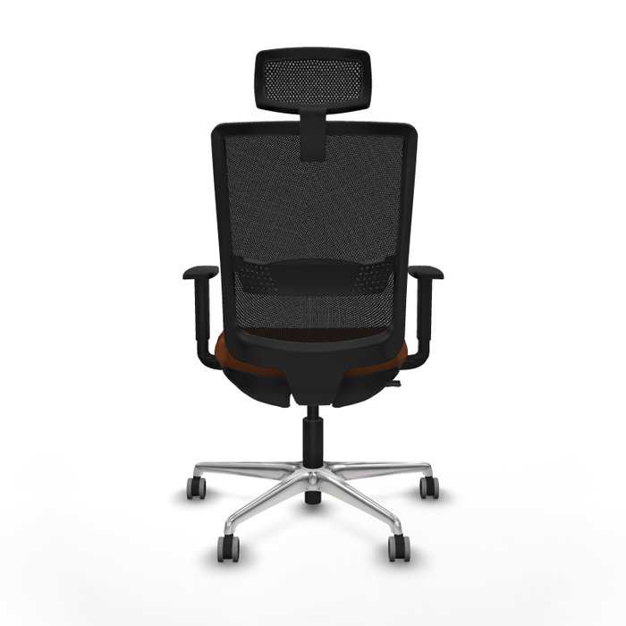 PIQUERAS Y CRESPO Silla de oficina Haches con mecanismo Sincro/Traslack Marrón y Negro PIQUERAS Y CRESPO Silla de oficina Haches con mecanismo Sincro/Traslack Marrón y Negro