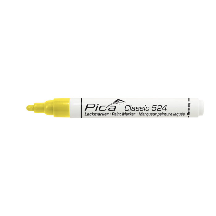 Pica Marcador Permanente Classic Amarillo Punta Redonda 2-4 mm Pica Marcador Permanente Classic Amarillo Punta Redonda 2-4 mm