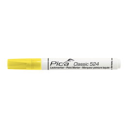 Pica Marcador Permanente Classic Amarillo Punta Redonda 2-4 mm