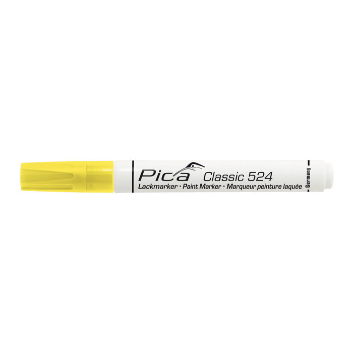 Pica Marcador Permanente Classic Amarillo Punta Redonda 2-4 mm Pica Marcador Permanente Classic Amarillo Punta Redonda 2-4 mm