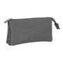 Safta Portatodo Triple Kappa Basics Gris 22x12x3 cm