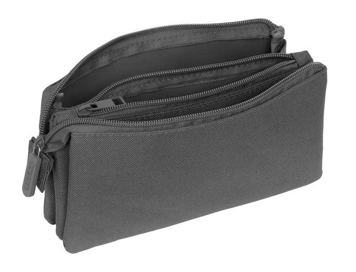 Safta Portatodo Triple Kappa Basics Gris 22x12x3 cm