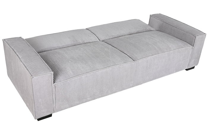 DKD Home Decor Sofá Cama Moderno Gris Claro Poliester Pana 230 x 94 x 75 cm DKD Home Decor Sofá Cama Moderno Gris Claro Poliester Pana 230 x 94 x 75 cm