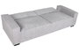 DKD Home Decor Sofá Cama Moderno Gris Claro Poliester Pana 230 x 94 x 75 cm