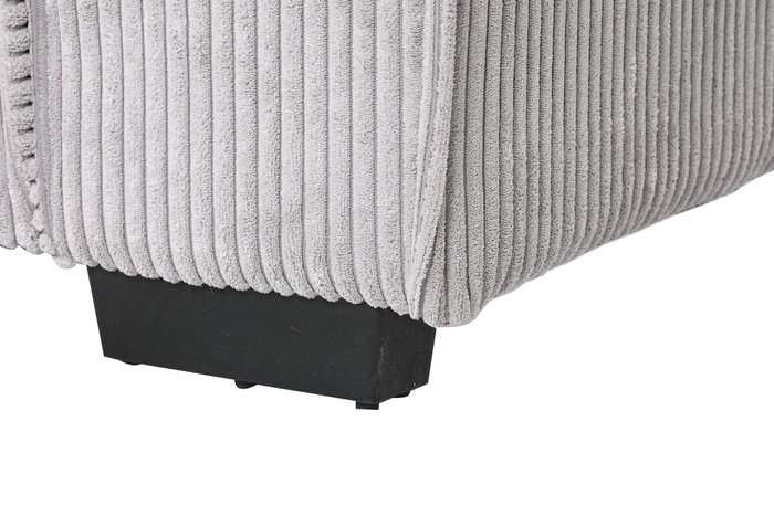 DKD Home Decor Sofá Cama Moderno Gris Claro Poliester Pana 230 x 94 x 75 cm DKD Home Decor Sofá Cama Moderno Gris Claro Poliester Pana 230 x 94 x 75 cm