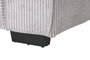 DKD Home Decor Sofá Cama Moderno Gris Claro Poliester Pana 230 x 94 x 75 cm