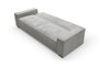 DKD Home Decor Sofá Cama Moderno Gris Claro Poliester Pana 230 x 94 x 75 cm