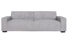 DKD Home Decor Sofá Cama Moderno Gris Claro Poliester Pana 230 x 94 x 75 cm