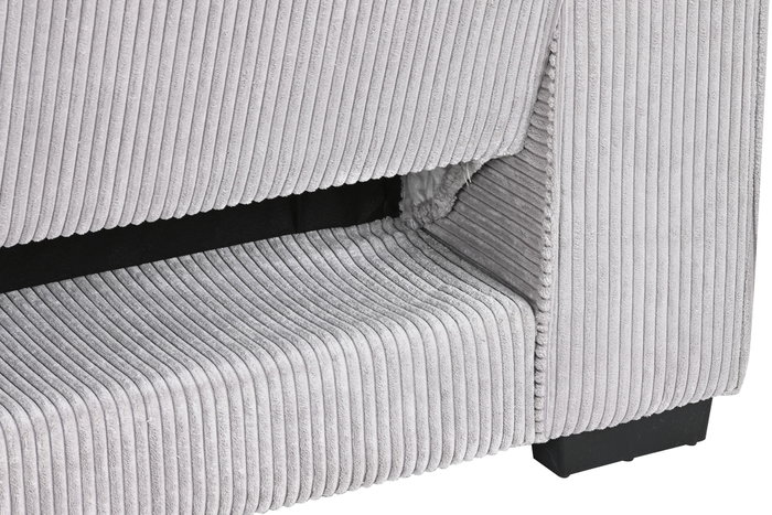 DKD Home Decor Sofá Cama Moderno Gris Claro Poliester Pana 230 x 94 x 75 cm DKD Home Decor Sofá Cama Moderno Gris Claro Poliester Pana 230 x 94 x 75 cm