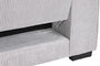 DKD Home Decor Sofá Cama Moderno Gris Claro Poliester Pana 230 x 94 x 75 cm